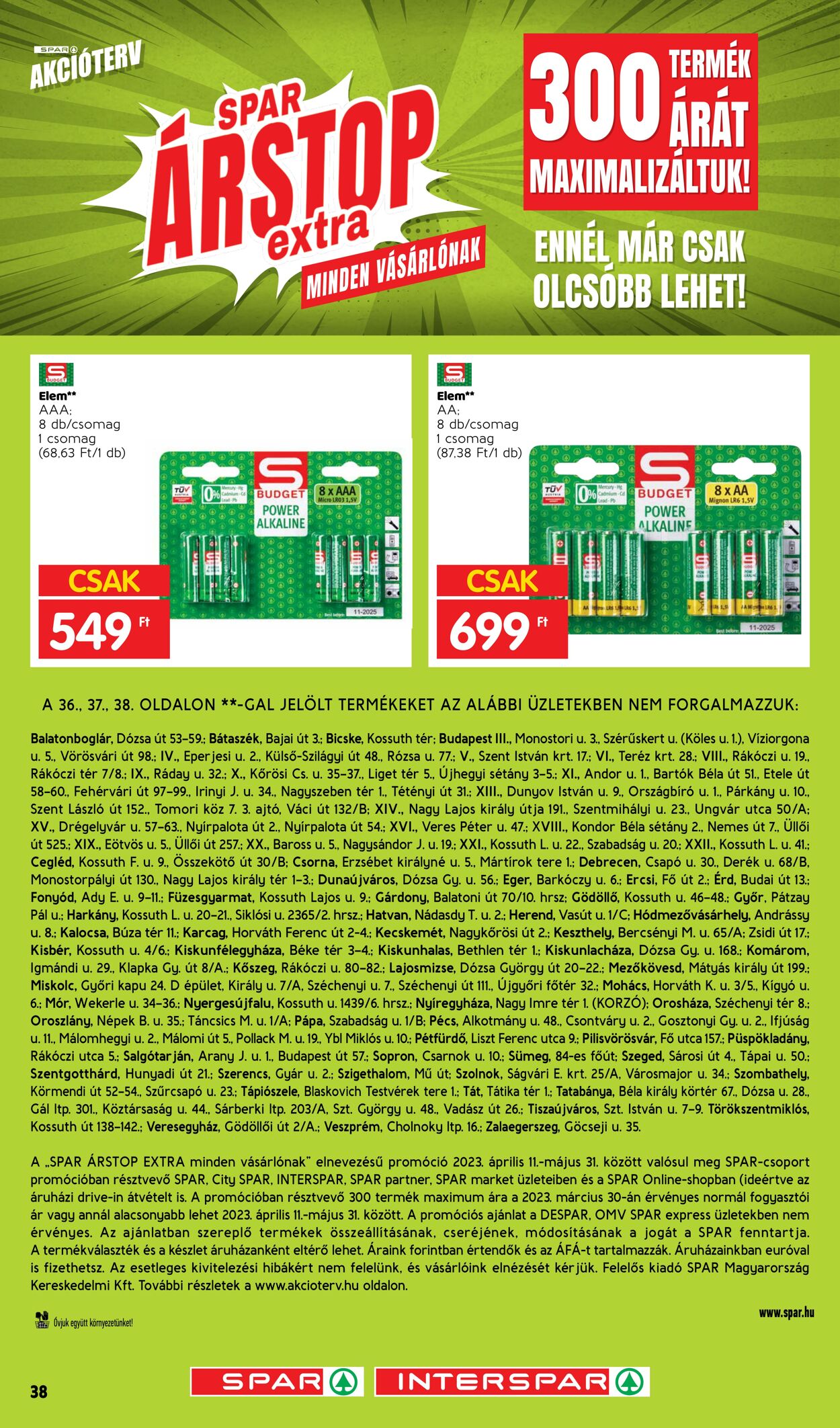 Flyer Spar 11.04.2023 - 31.05.2023