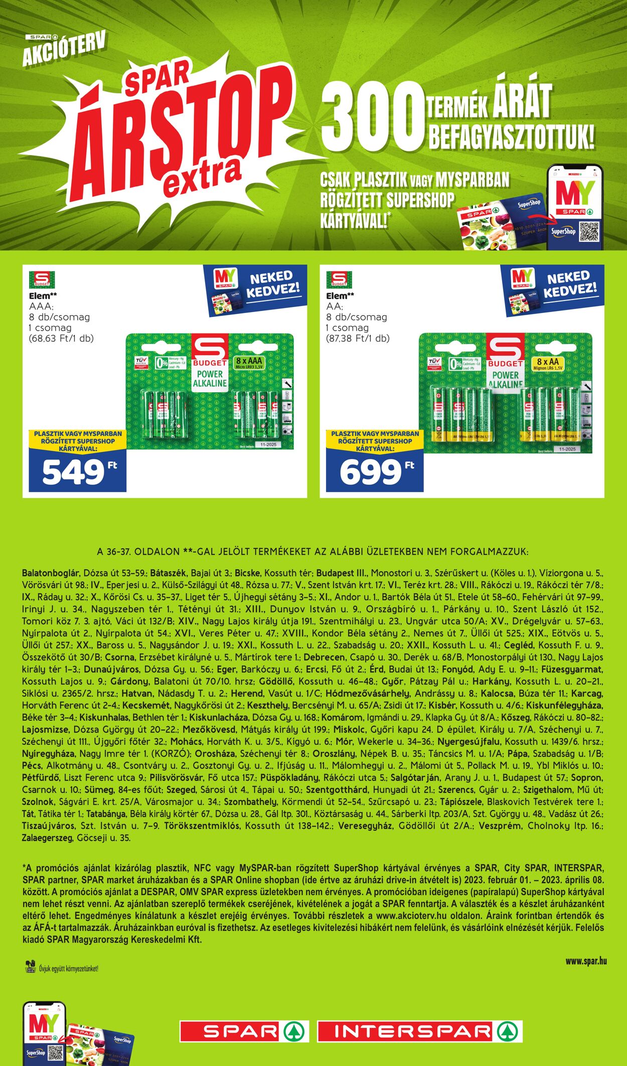 Flyer Spar 01.02.2023 - 08.04.2023