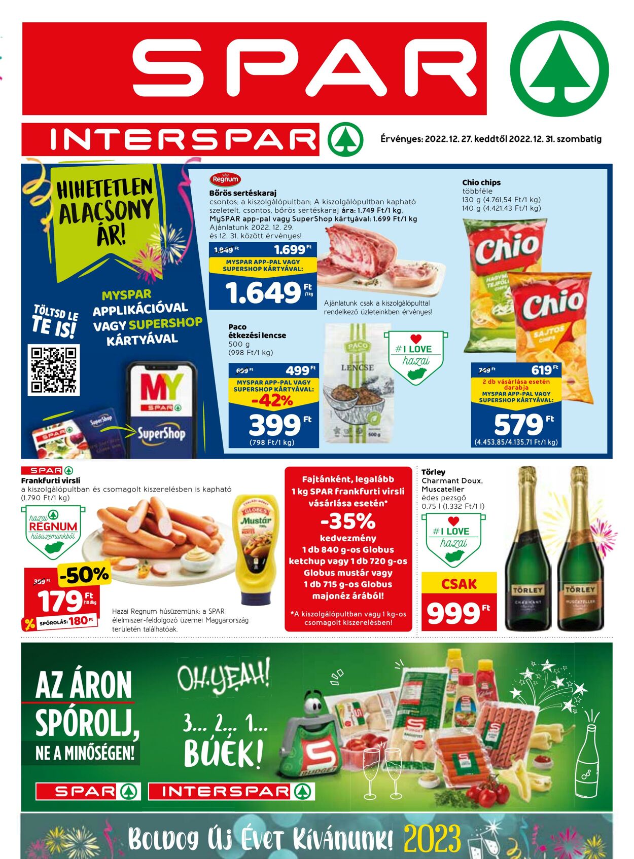 Flyer Spar 27.12.2022 - 31.12.2022