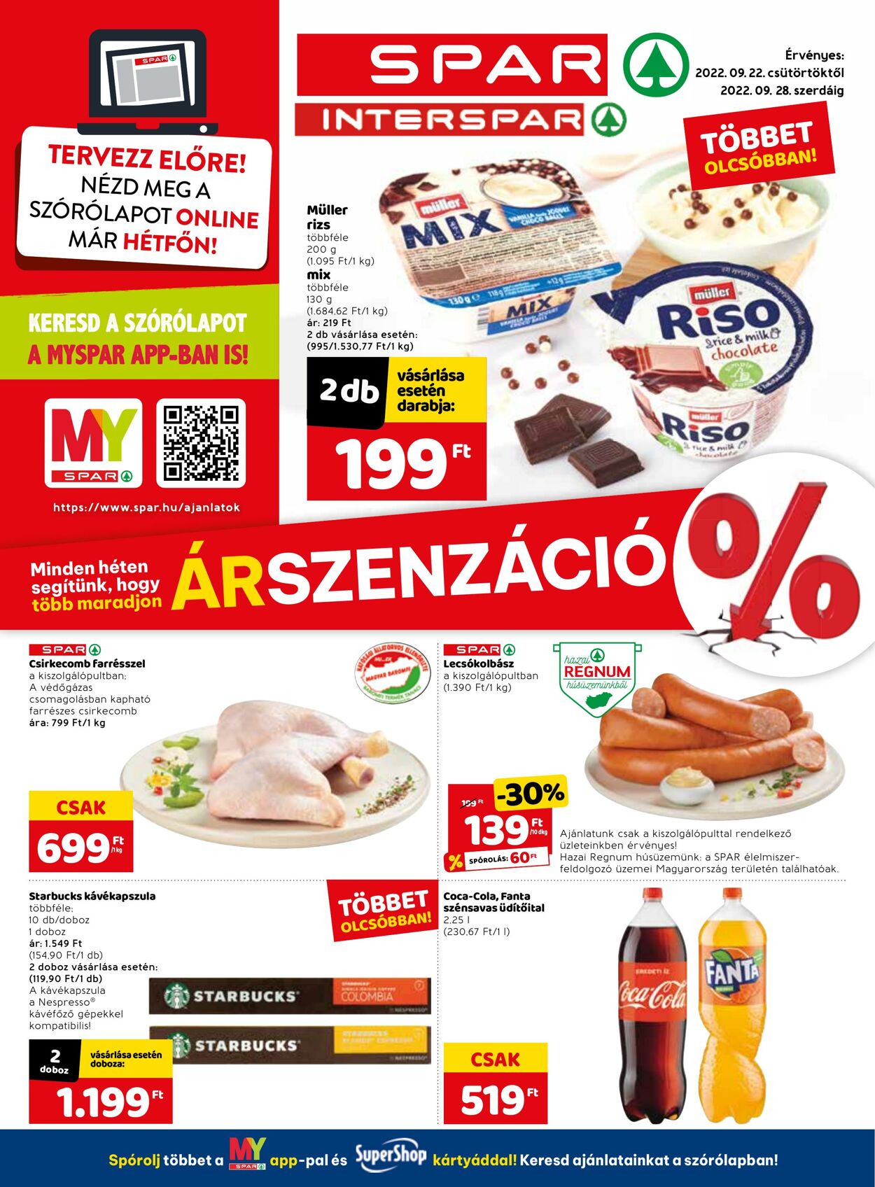 Flyer Spar 22.09.2022 - 28.09.2022