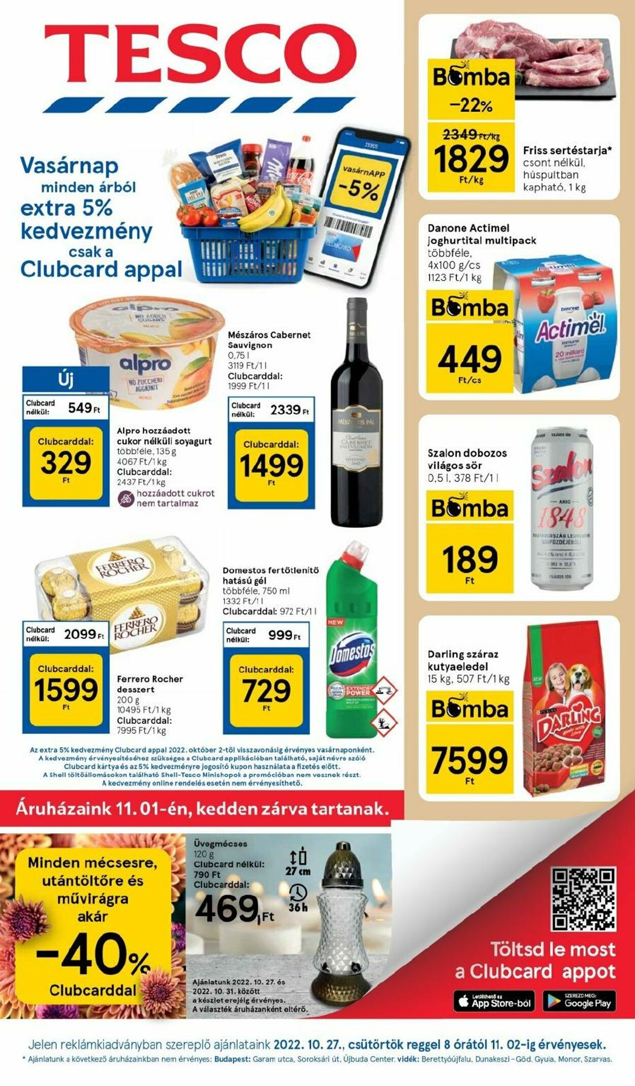 Flyer Tesco 27.10.2022 - 02.11.2022