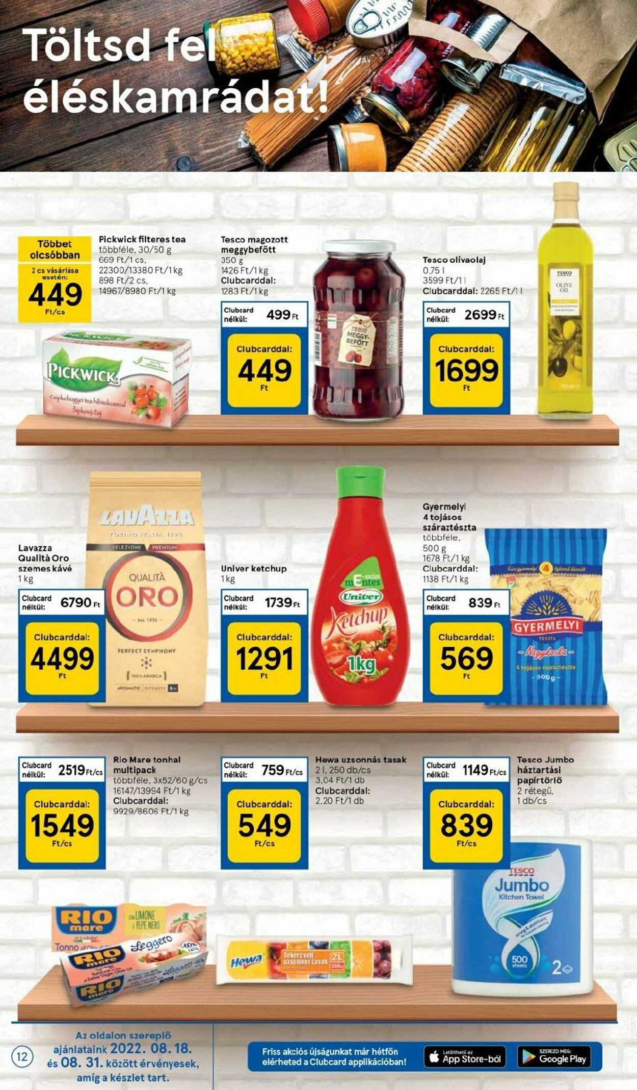 Flyer Tesco 25.08.2022 - 31.08.2022